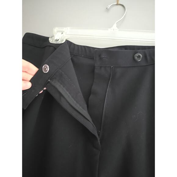 Haggar Black Straight Leg High Rise Business Career Casual Womans Plus Size 20W - Picture 3 of 5